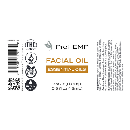 250 mg ProHEMP Facial Oil with Essential Oils