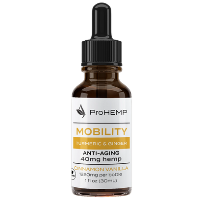 Mobility Adaptogenic - Anti-Aging with Turmeric, Ginger, & 1250 mg Hemp